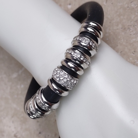 Serena Williams "Rings of Bling" Silicone Rubber Bracelet - Picture 1 of 7